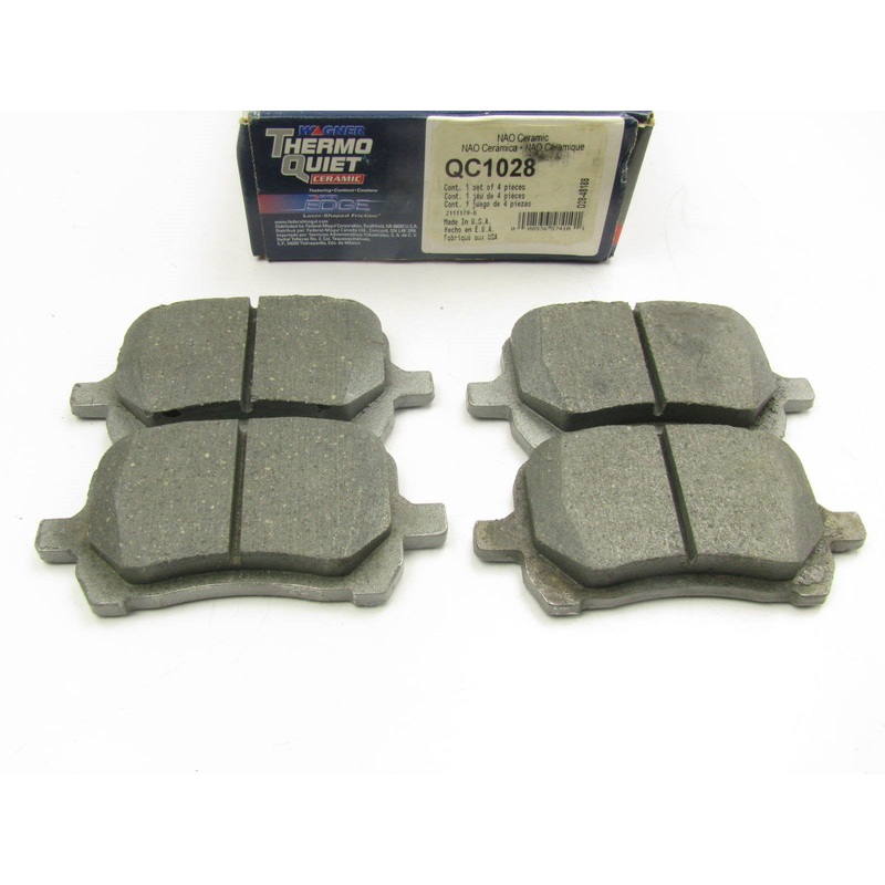 Ceramic Disc Brake Pad Set -ThermoQuiet Disc Brake Pad Front Wagner QC1028