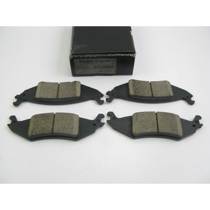 Brakes Forever D1046CP Ceramic Disc Brake Pad Set - Rear