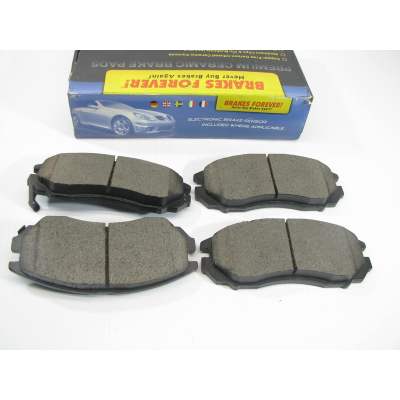 Brakes Forever D1104CP Front Ceramic Brake Pads For 2004-2006 Hyundai Tiburon
