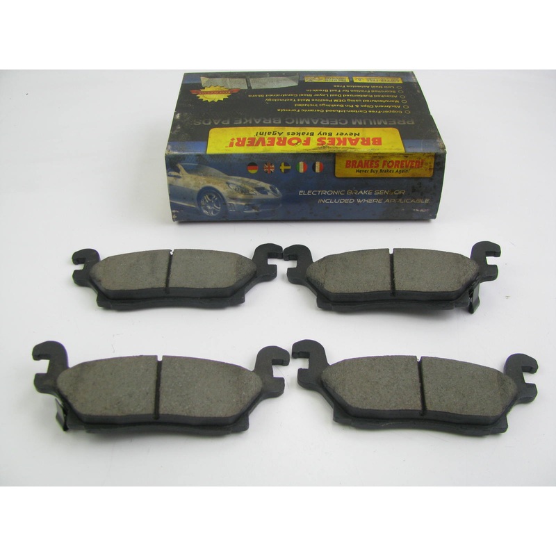 Brakes Forever D1120CP Rear Ceramic Disc Brake Pads 2006-10 Hummer H3 09-10 H3T