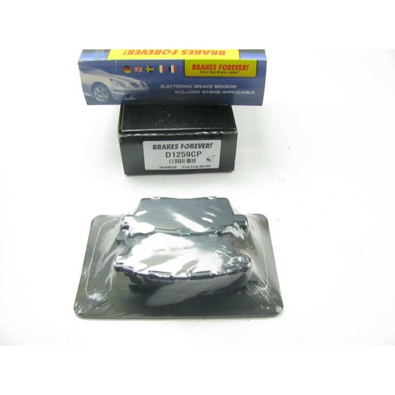 Brakes Forever D1259CP Ceramic DIsc Brake Pad Set - Rear