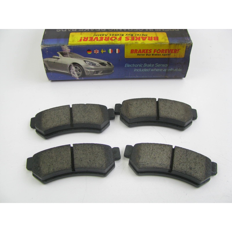 Brakes Forever D1315CP Ceramic Disc Brake Pad Set - Rear