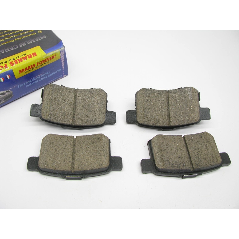 Brakes Forever D1336CP   Premium Ceramic Disc Brake Pad Set, Rear