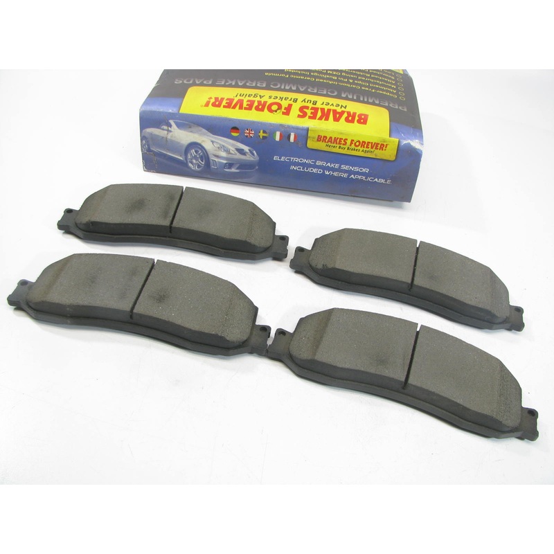 Brakes Forever D1631CP Ceramic Disc Brake Pads - Front