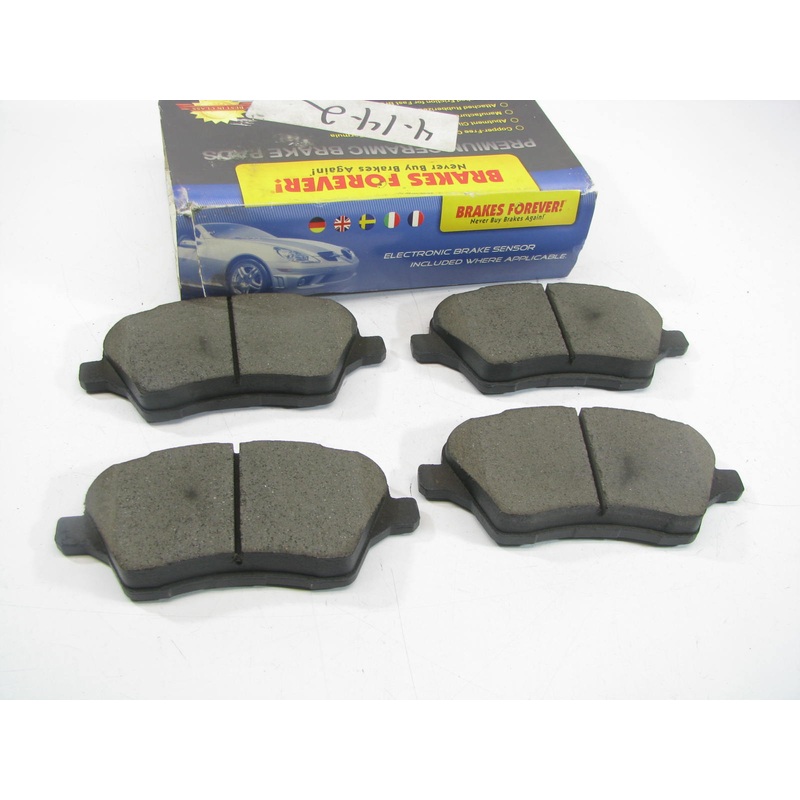 Brakes Forever D1730CP Ceramic Disc Brake Pads - Front