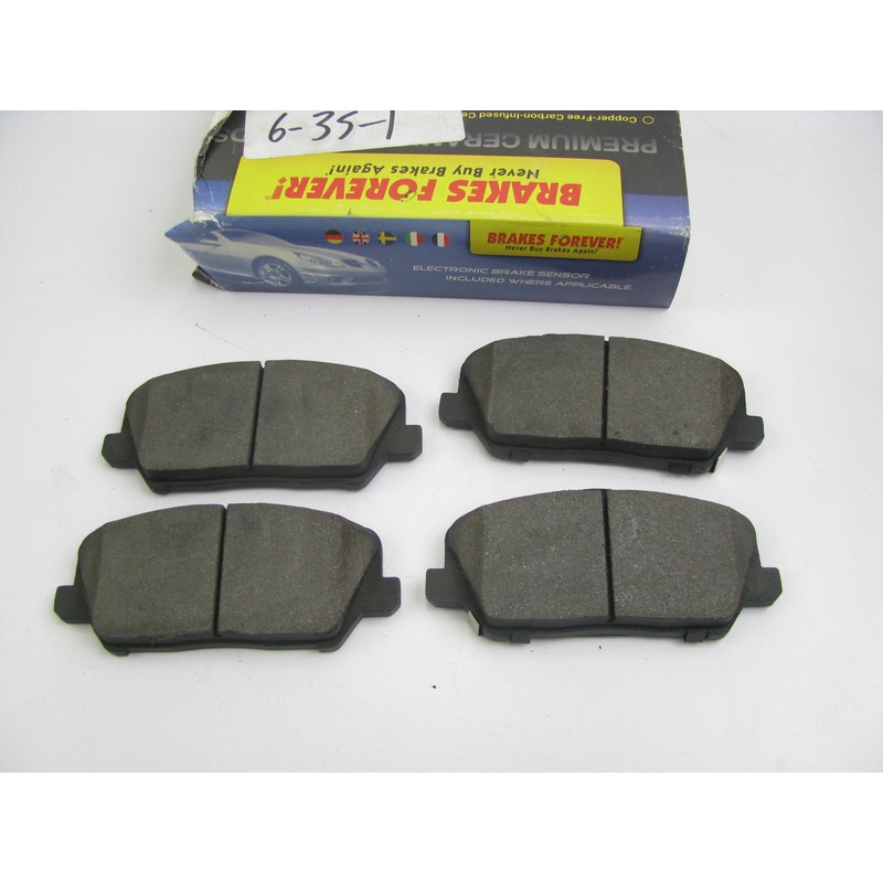 Brakes Forever D1735CP Front Disc Brake Pads For 2014-2016 Kia Forte5 Forte Koup
