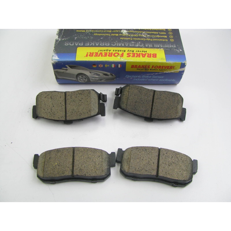 Brakes Forever D540CP Ceramic Disc Brake Pad Set - Rear