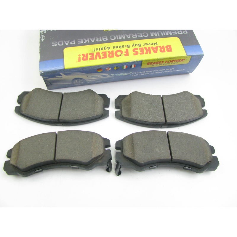 Brakes Forever D579CP Ceramic Disc Brake Pad Set - Front