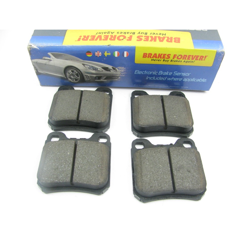 Brakes Forever D709CP Ceramic Disc Brake Pad Set - Rear