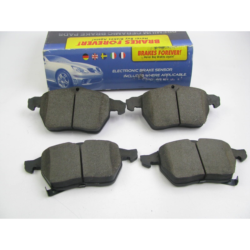 Brakes Forever D819CP Ceramic Disc Brake Pad Set - Front