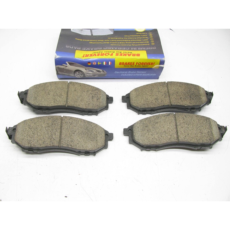 Brakes Forever D888CP Ceramic Disc Brake Pad Set - Front
