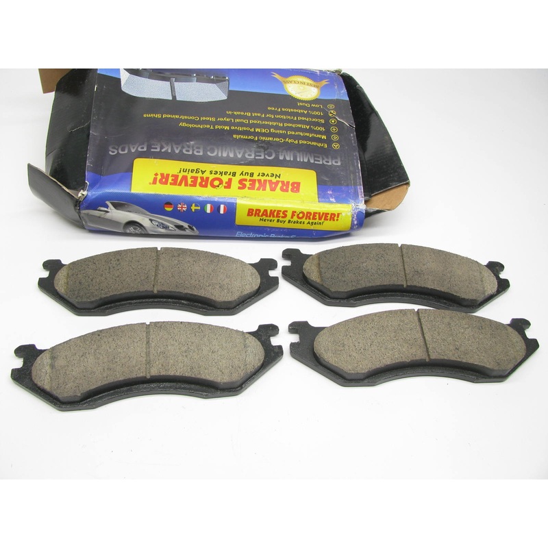 Brakes Forever D966CP FRONT Ceramic Brake Pads For 2002-2005 Ram 1500