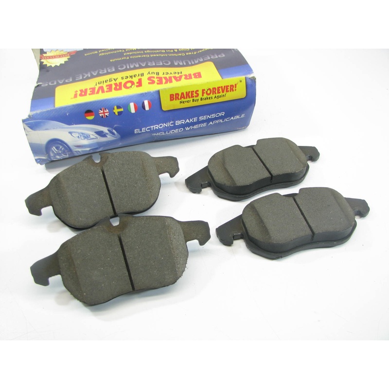 Brakes Forever D972CP Ceramic Disc Brake Pads - Front