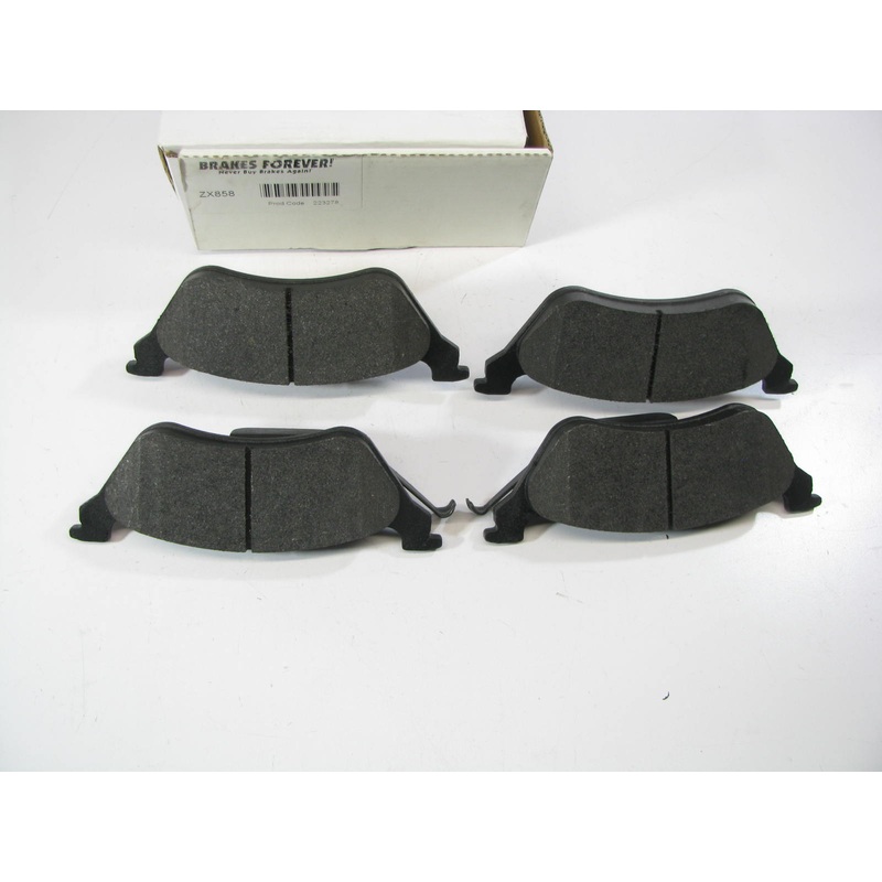 Brakes Forever ZX858 Semi-Metallic Disc Brake Pad Set - Rear