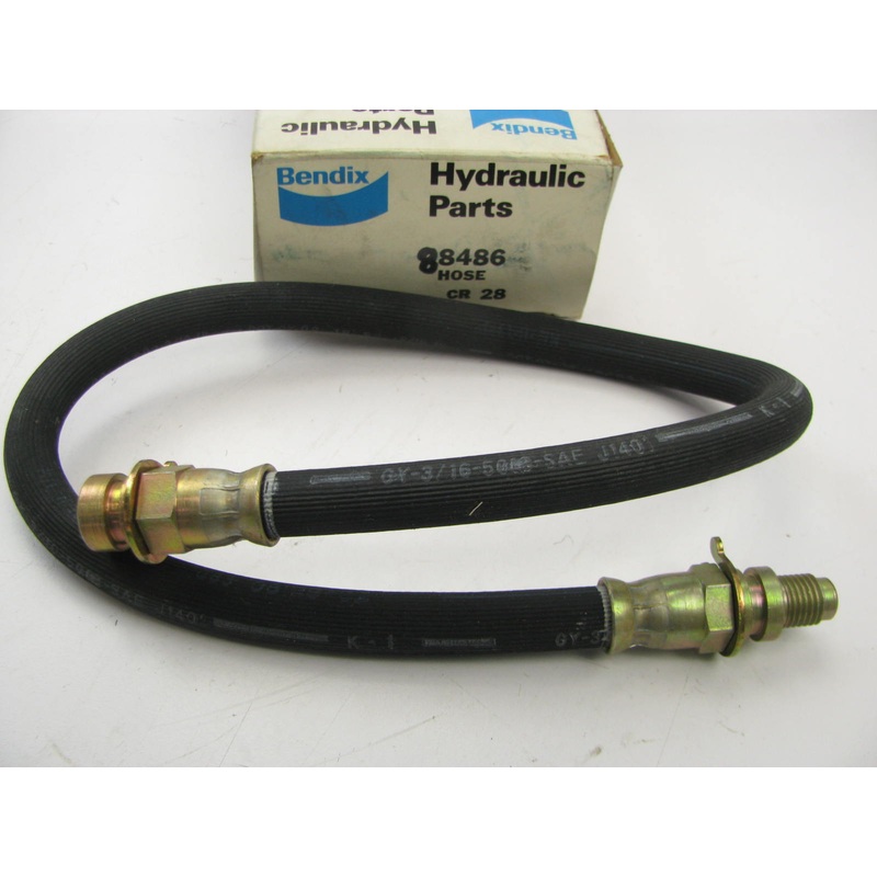Bendix 88486 REAR CENTER Brake Hydraulic Hose - 1967-1970 GM TRUCKS