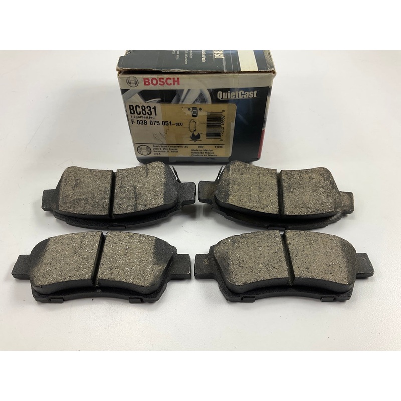 Bosch BC831 Front QuietCast Brake Pads - 2000 Toyota Echo