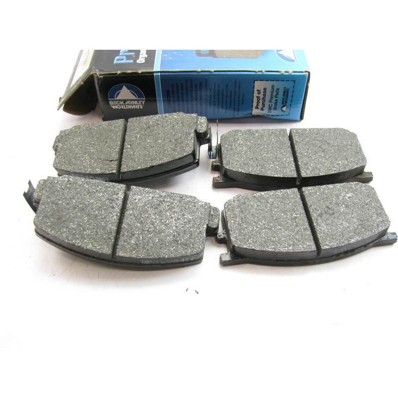 Beck Arnley 082-1132 Front Disc Brake Pad Set For 1980 Subaru DL GL GLF