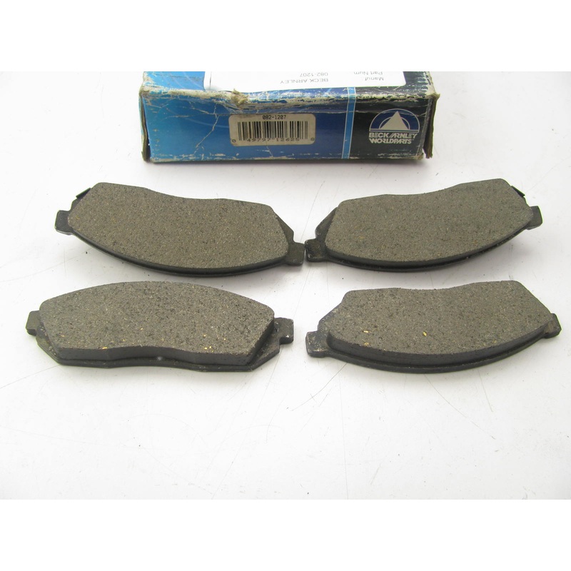 Beck Arnley 082-1207 Front Organic Disc Brake Pads for 1984-1986 Honda Civic