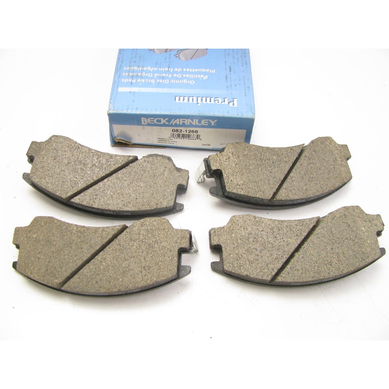 Beck Arnley 082-1266 Front Disc Brake Pad Set - Organic