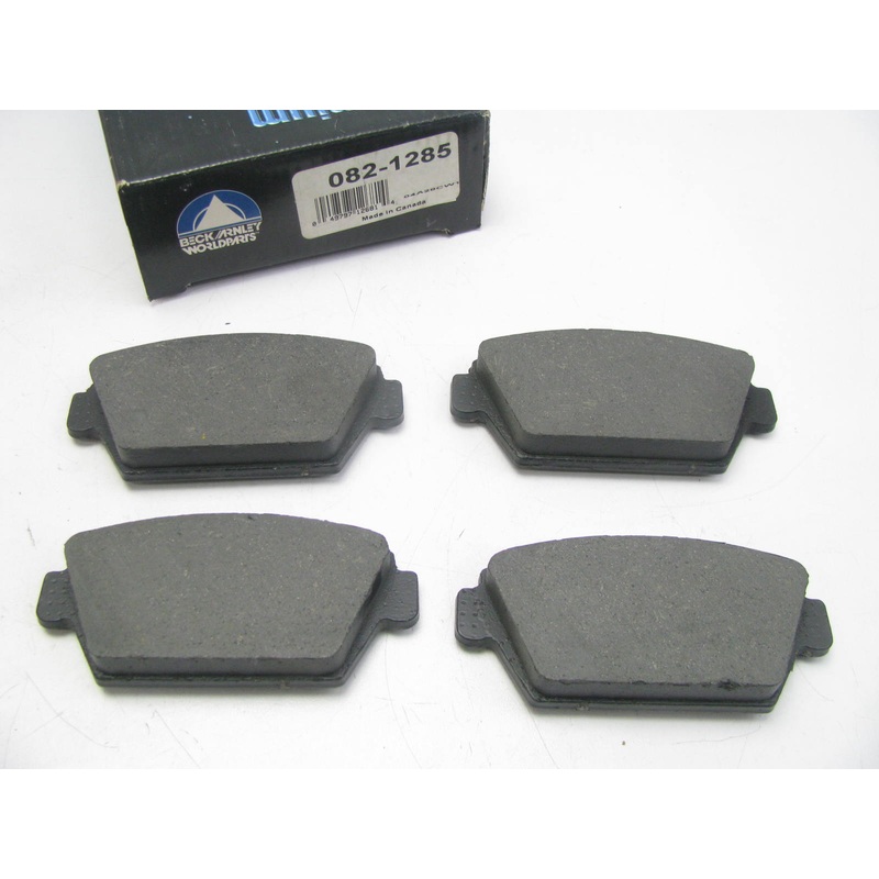 Beck Arnley 082-1285 Rear Disc Brake Pad Set - OE Premium Organic