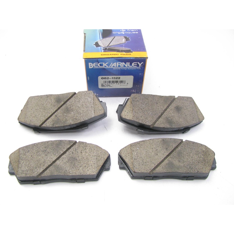 Beck Arnley 082-1322 Front Disc Brake Pad Set - Organic