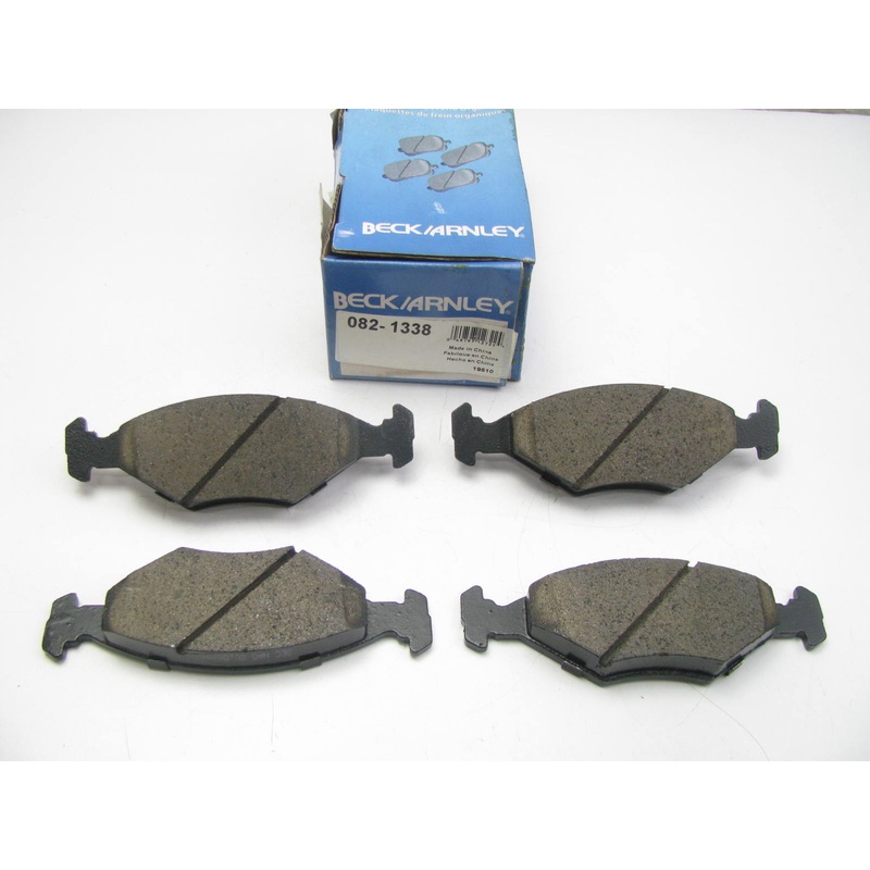 Beck Arnley 082-1338 Front Disc Brake Pad Set For 1987-1993 Volkswagen Fox