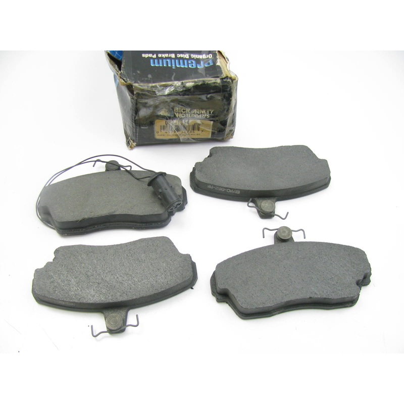 Beck Arnley 082-1354 Organic Front Brake Pads 1987-1991 Sterling 825 827