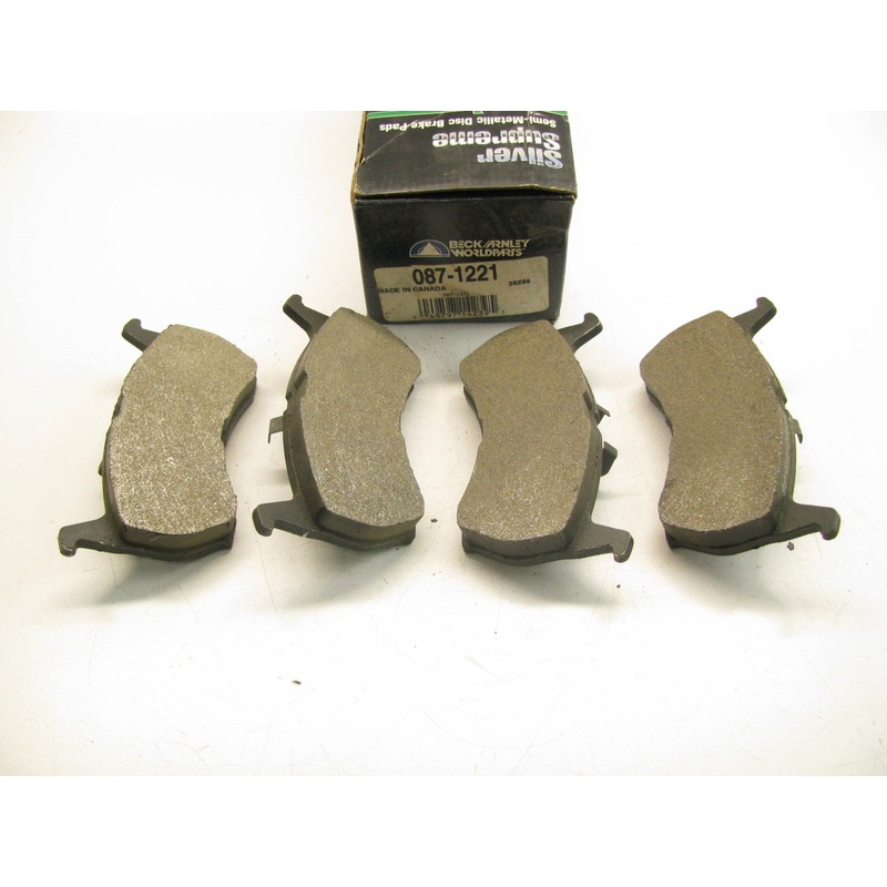Beck Arnley 087-1221 Front Disc Brake Pads - 1983-1985 Mazda 626