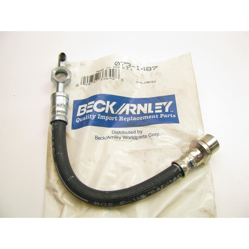 Beck Arnley 073-1487 FRONT Outer Brake Hose - 1991-1997 Toyota Previa 2.4L