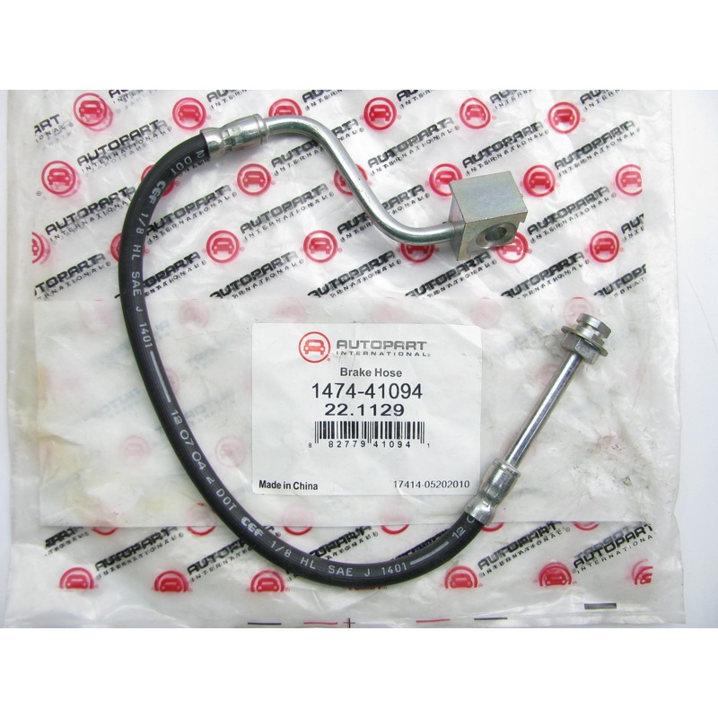 Autopart International 1474-41094 FRONT LEFT Brake Hose - 1984-91 Ford E-150 Van