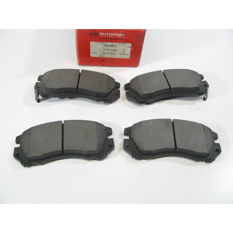 Autopart International 1402-69487 Semi-Metallic Disc Brake Pads - Front