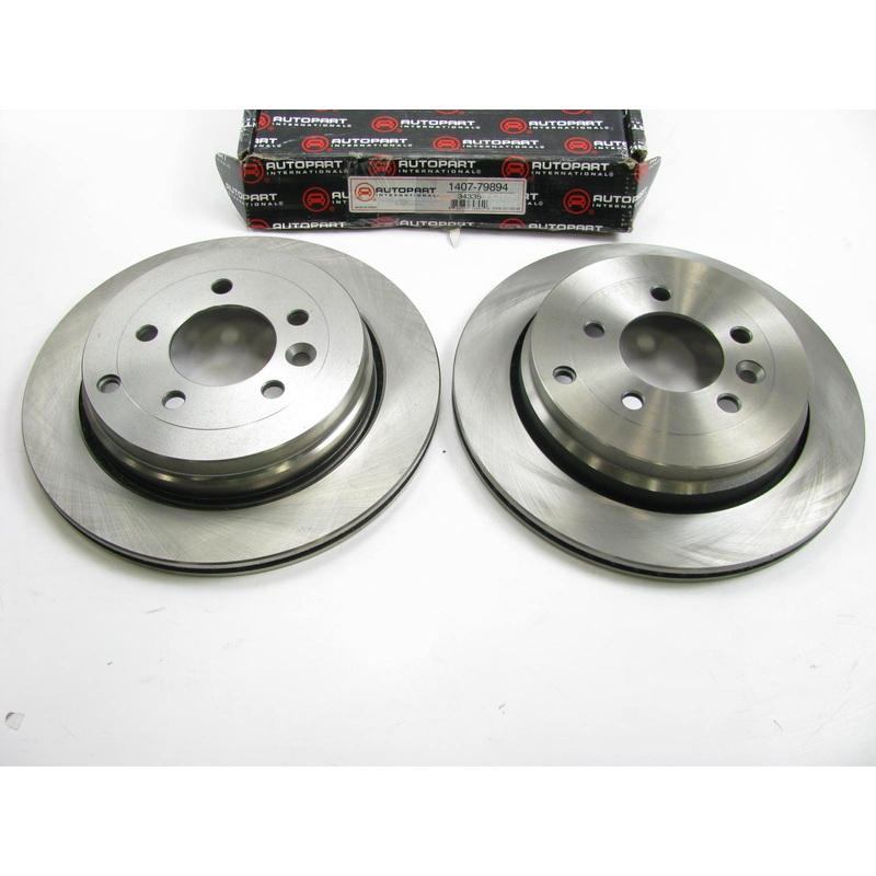 Autopart International 1407-79894 Rear Brake Rotors For 2005-2007 Land Rover LR3