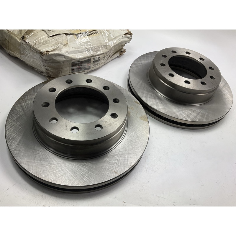 (2) Auto Extra AX54128 Front Brake Rotors, 10-lug