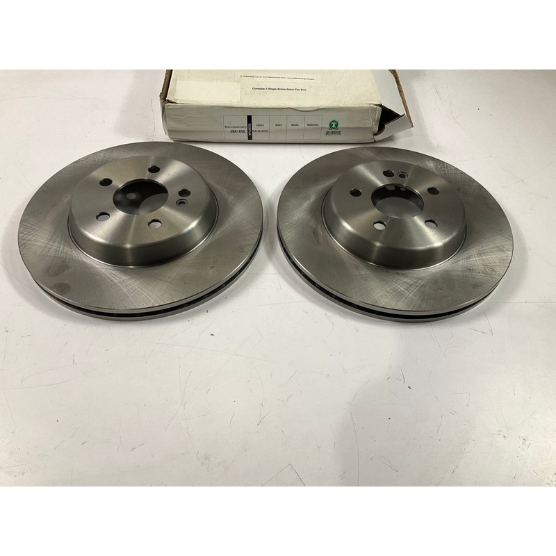 (2) Auto Specialty EBR1650 REAR Disc Brake Rotors
