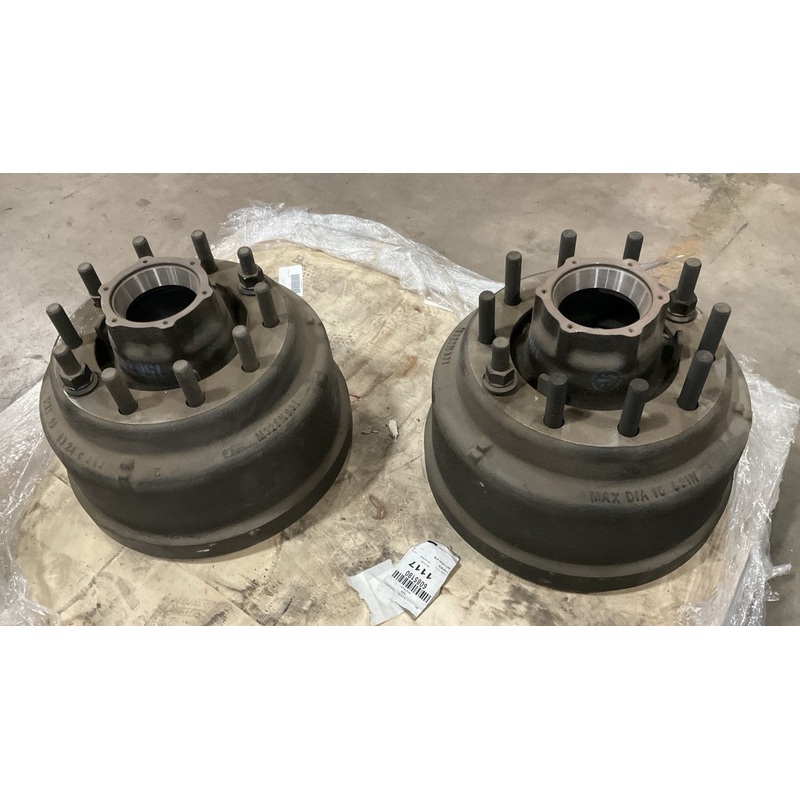 (2) Automann 151.6700BA Brake Drums W/ 10-Bolt Wheel Hubs