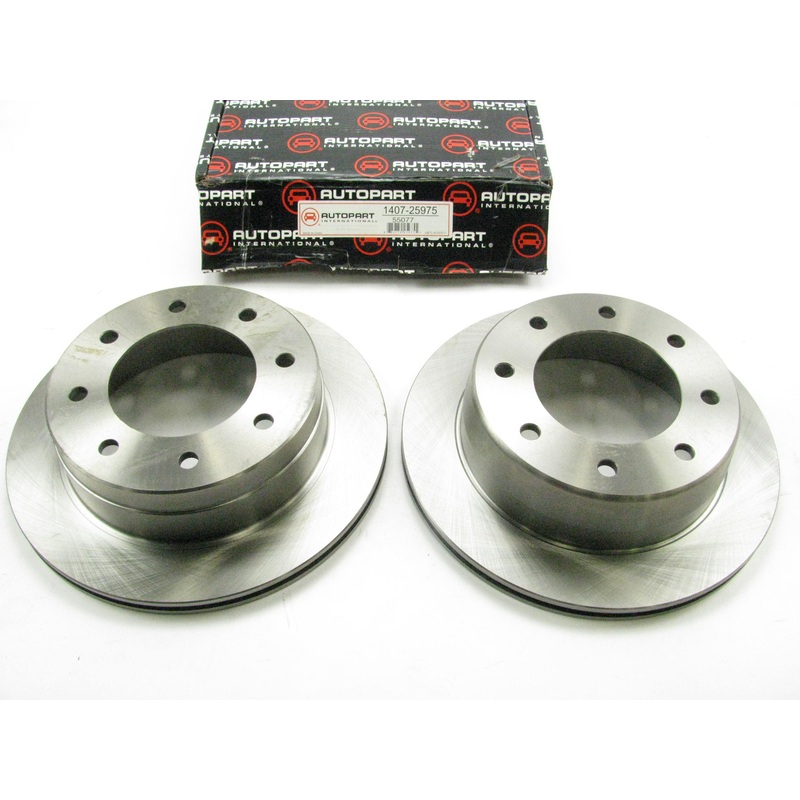 (2) Autopart 1407-25975 Rear Disc Brake Rotor 2000-05 Cadillac DeVille 06-11 DTS