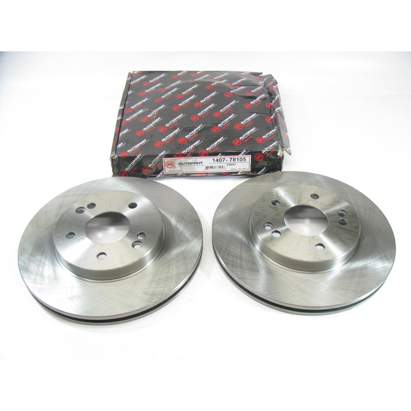 (2) Autopart 1407-78105 Front Disc Brake Rotors PAIR