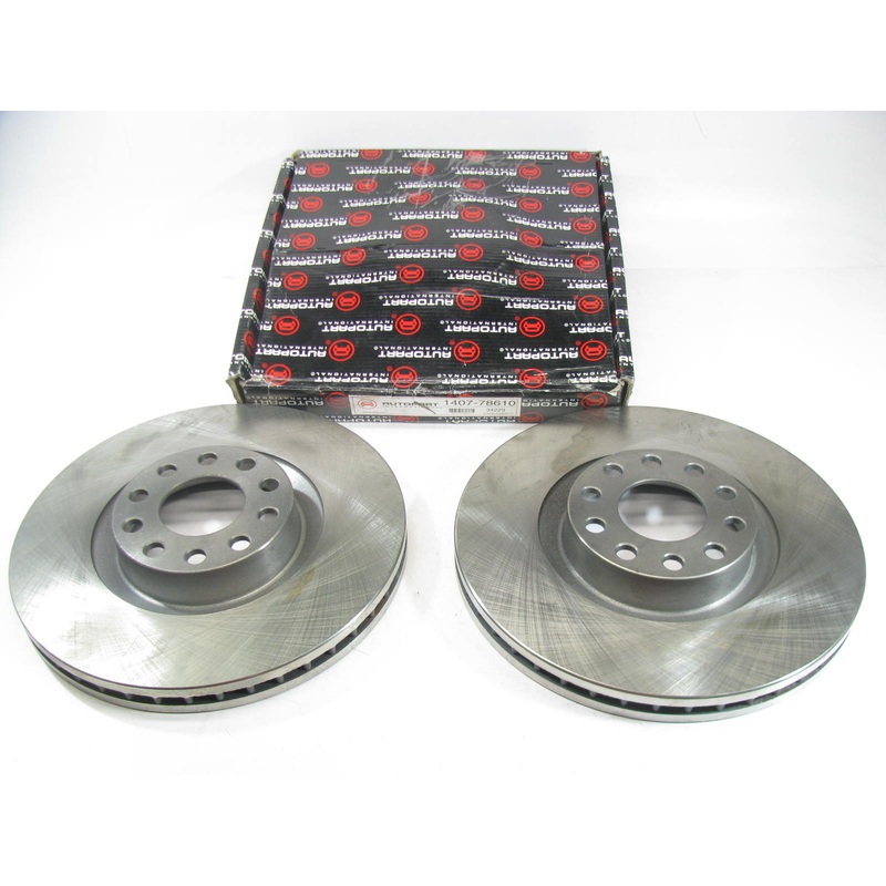 (2) Autopart 1407-78610 Front Brake Rotor 2000-2004 Audi A6 Quattro 2002-03 S6