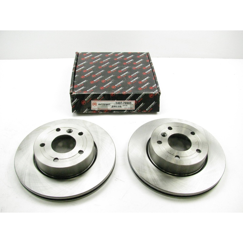 (2) Autopart 1407-78905 Front Disc Brake Rotor For 1995-2002 Land/Range Rover