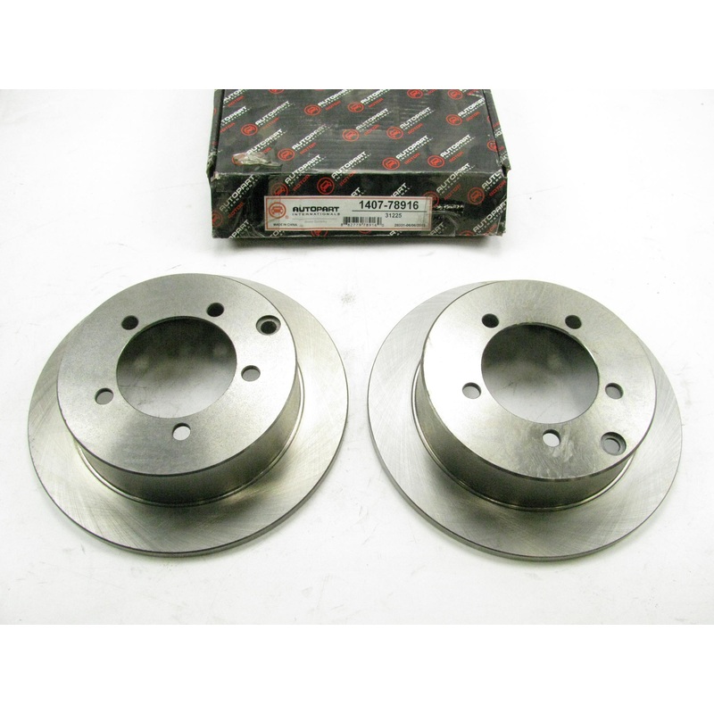 (2) Autopart 1407-78916 Rear Brake Rotor For 1997-2004 Mitsubishi Diamante