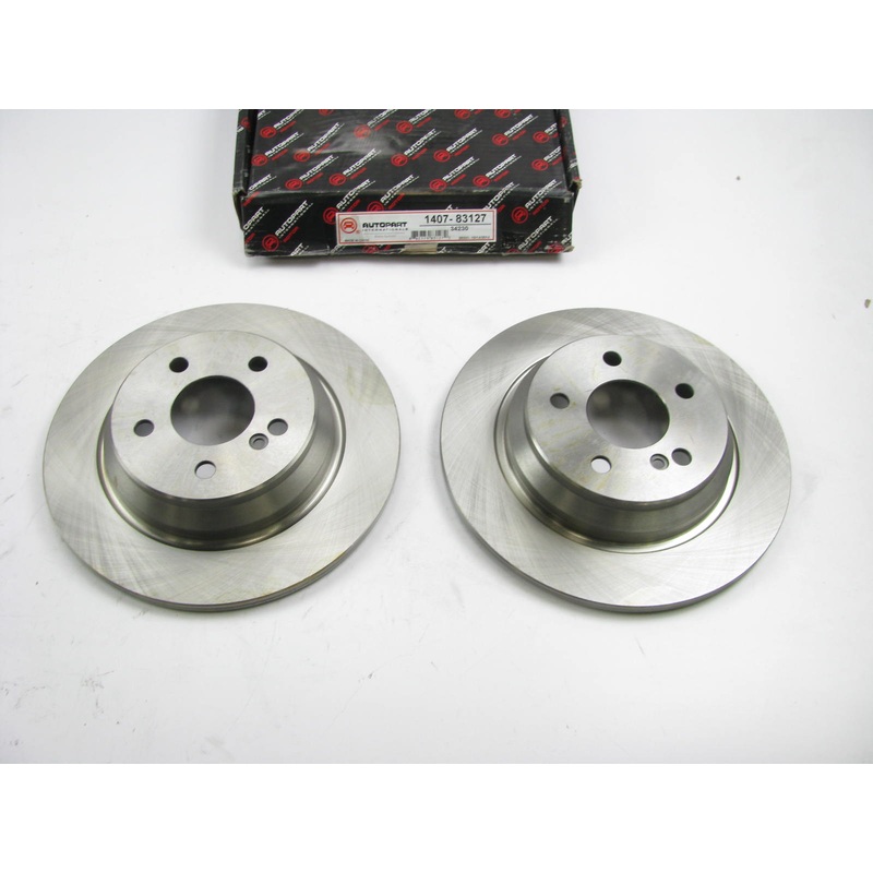 (2) Autopart 1407-83127 Rear Disc Brake Rotor 2003-2006 Mercedes S30 S500 CL500
