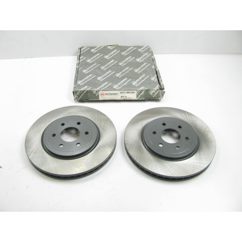 (2) Autopart 1427-499305 Front Brake E-Coated Rotor For 08-12 Nissan Pathfinder