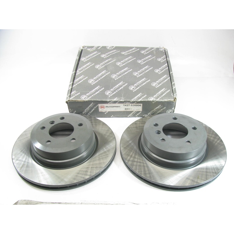 (2) Autopart 1427-530006 Rear Disc Brake Rotor 2008-2013 BMW 135i 2013 135is