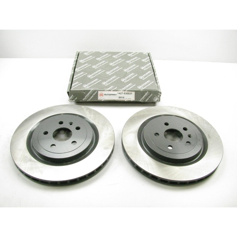 (2) Autopart 1427-530031 Rear Disc Brake Rotor For 2010-19 Camaro 2009-19 CTS