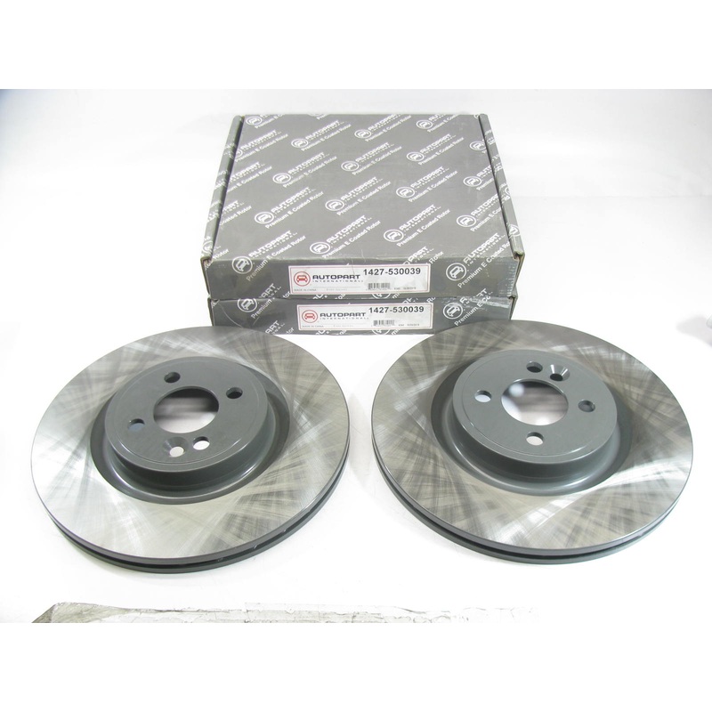 (2) Autopart 1427-530039 Front Disc Brake Rotor For 2009-2015 Mini Cooper