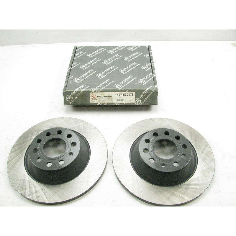 (2) Autopart 1427-530178 Rear Brake Rotor 2006-2011 Audi A6 2005-11 A6 Quattro