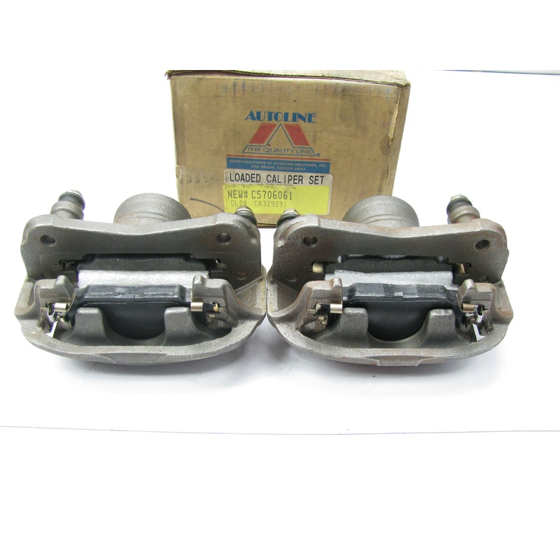 Autoline C5706061 Reman Front Disc Brake Caliper Set 1988-91 Camry 88-89 Celica