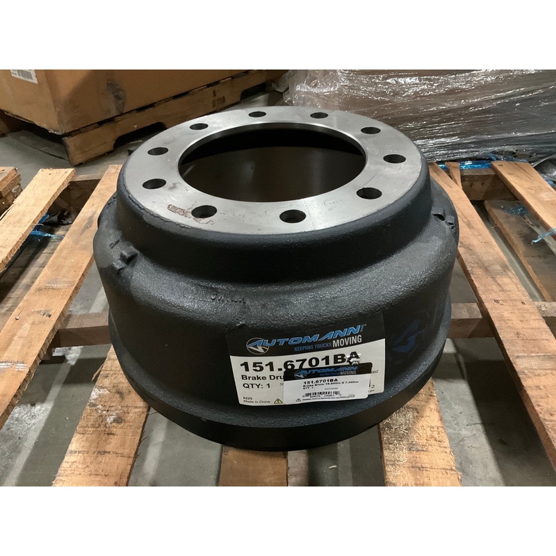 Automann 151.6701BA Outboard Brake Drum 16.5 X 7.0, 10 Bolt Holes 69548B, 3576