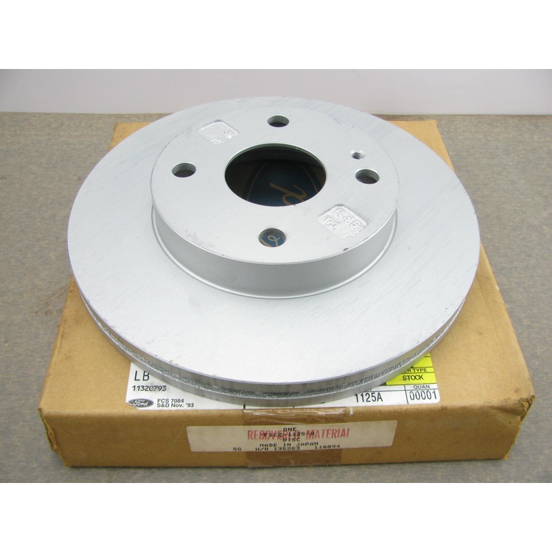 (1) NEW GENUINE Front Disc Brake Rotor OEM Ford F1CZ-1125-A