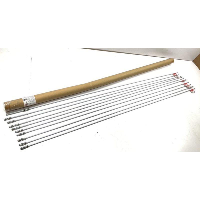 (10) AGS BL-360 Brake Line 3/16'' X 60'', US Thread, Standard Flare
